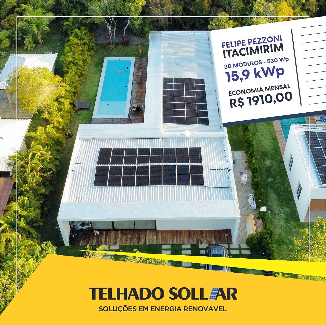 Usina Itacimirim - 15,9 kWp